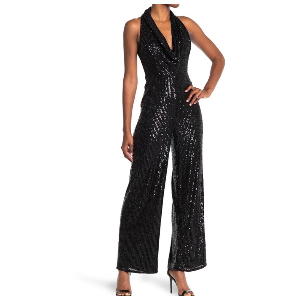 Rachel Rachel Roy - Black sequin jumpsuit